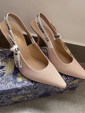 Dior J'adior Slingback Pumps Nude